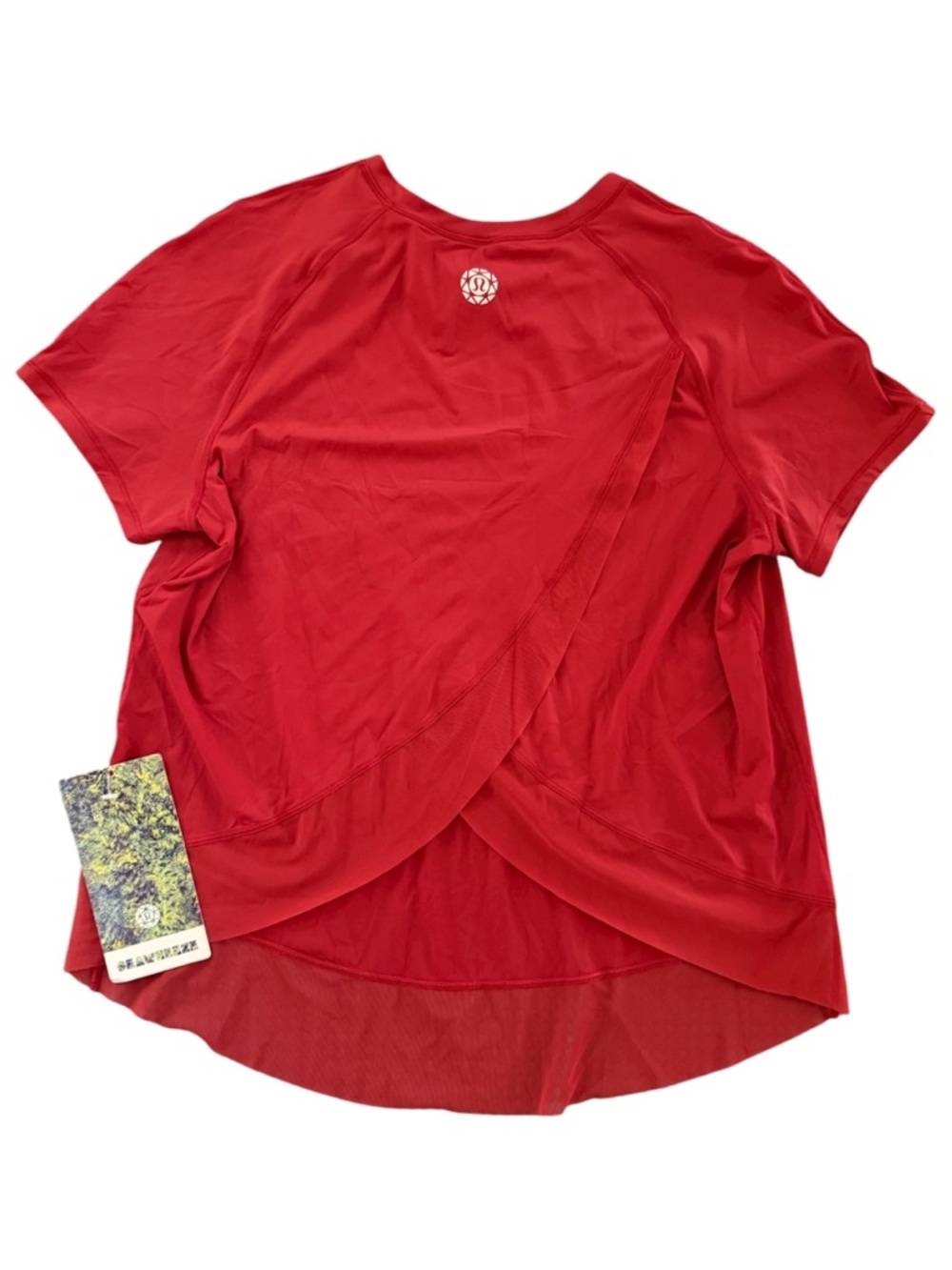 lululemon athletica Quick Pace Short Sleeve Seawheeze 6 Poseidon Red